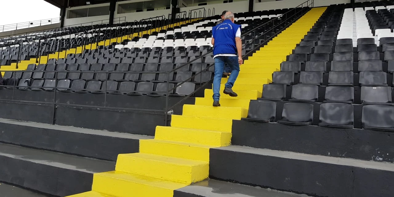 Crea-PR aponta que Estádio Germano Krüger atende parcialmente aos itens de acessibilidade