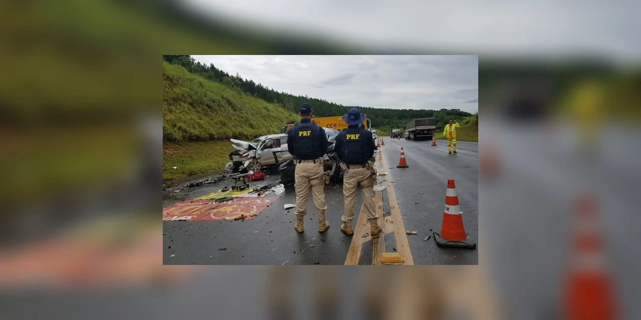 Colisão frontal termina com com óbito em Tibagi