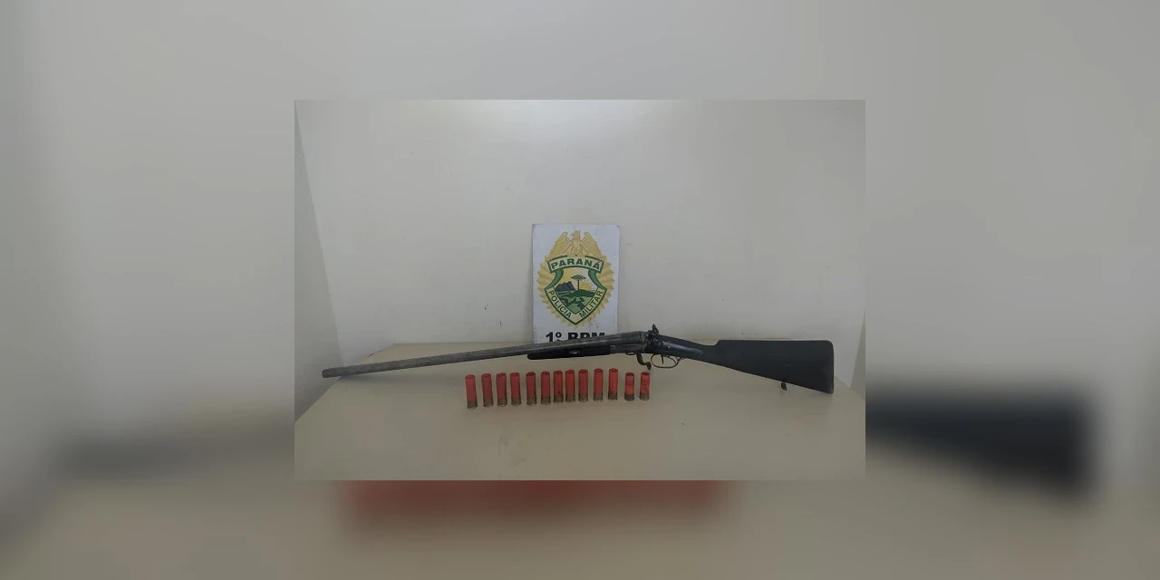 Com posse ilegal de arma de fogo, homem é preso em Ponta Grossa