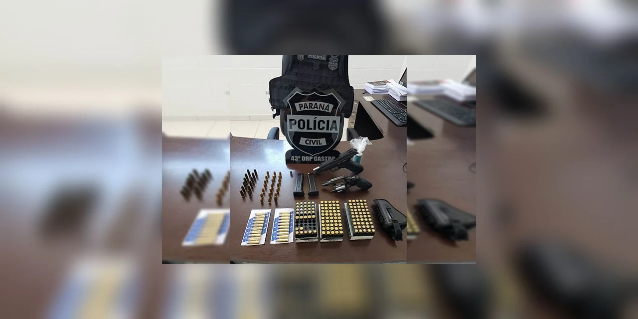 Veja detalhes sobre apreensão de armas, munições e explosivos