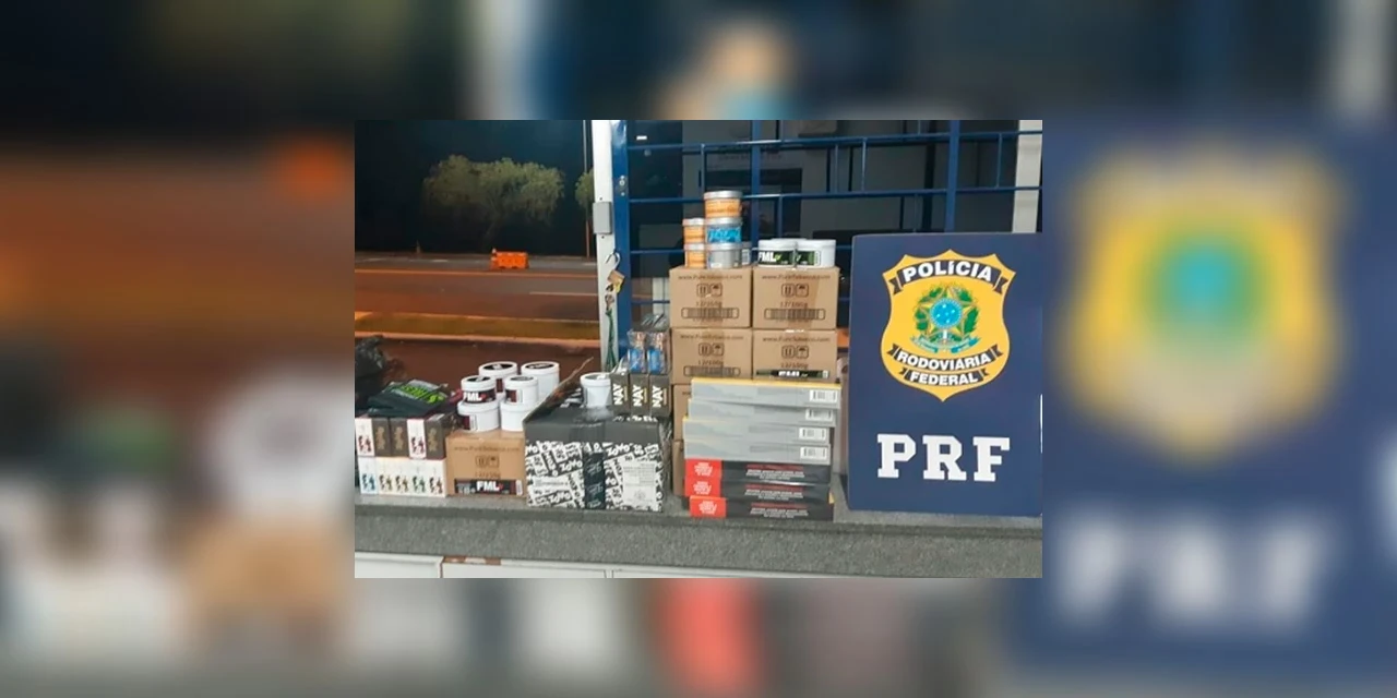 PRF apreende essência para narguilé na BR-277 em Irati