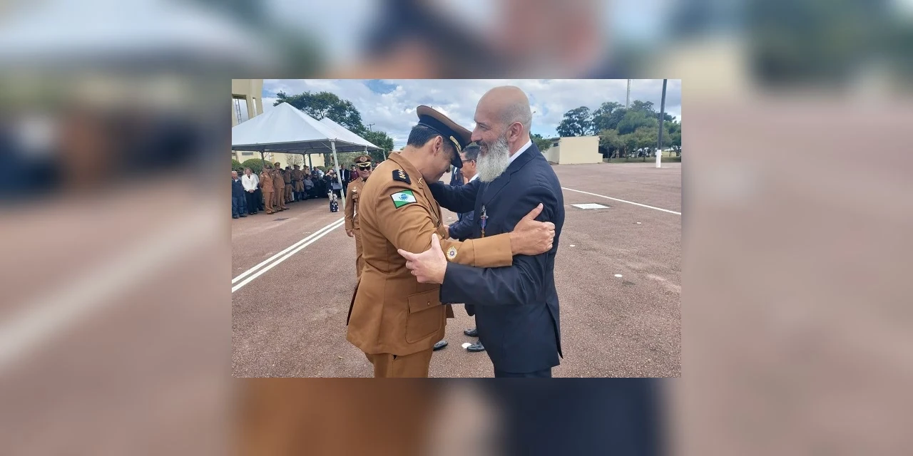 Delegado Nagib recebe medalha 'Heróis dos Campos Gerais' da Polícia Militar