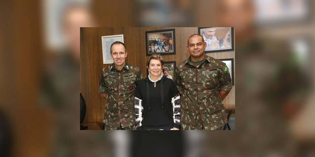 Militares se reúnem com vice-prefeita para discutir monumento em homenagem a expedicionários