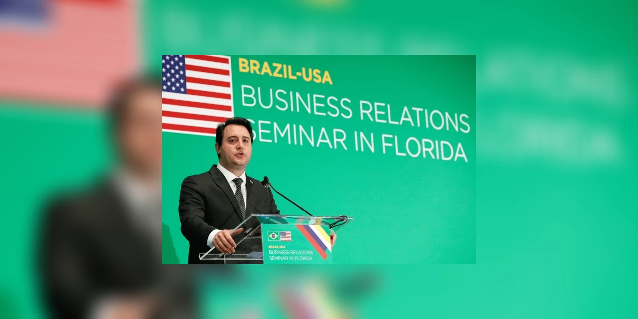Governador Ratinho Jr. destaca bom momento da economia paranaense em seminário nos EUA