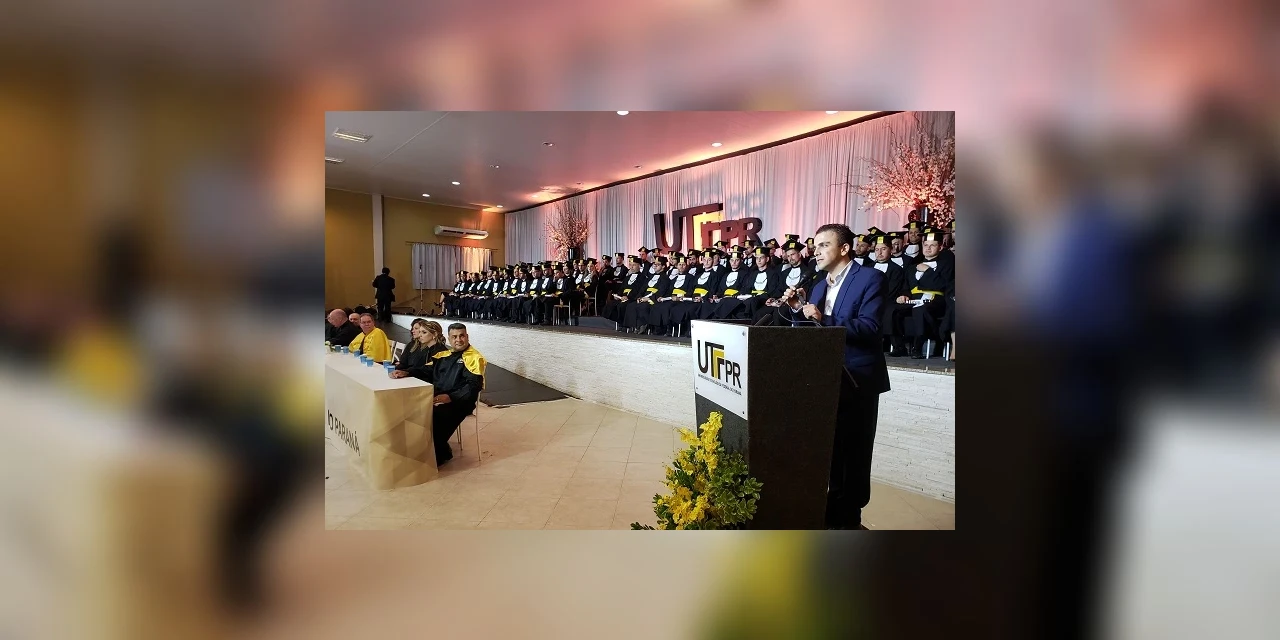 Aliel é escolhido patrono de formandos da UTFPR