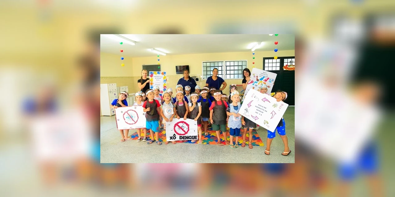 Alunos das escolas municipais de PG combatem Coronavírus e também a Dengue