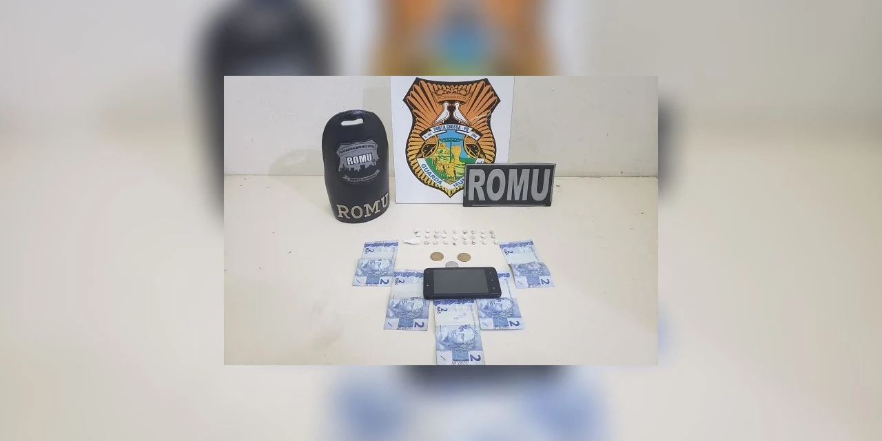 Rapaz é detido com 26 pedras de crack no Centro de Ponta Grossa