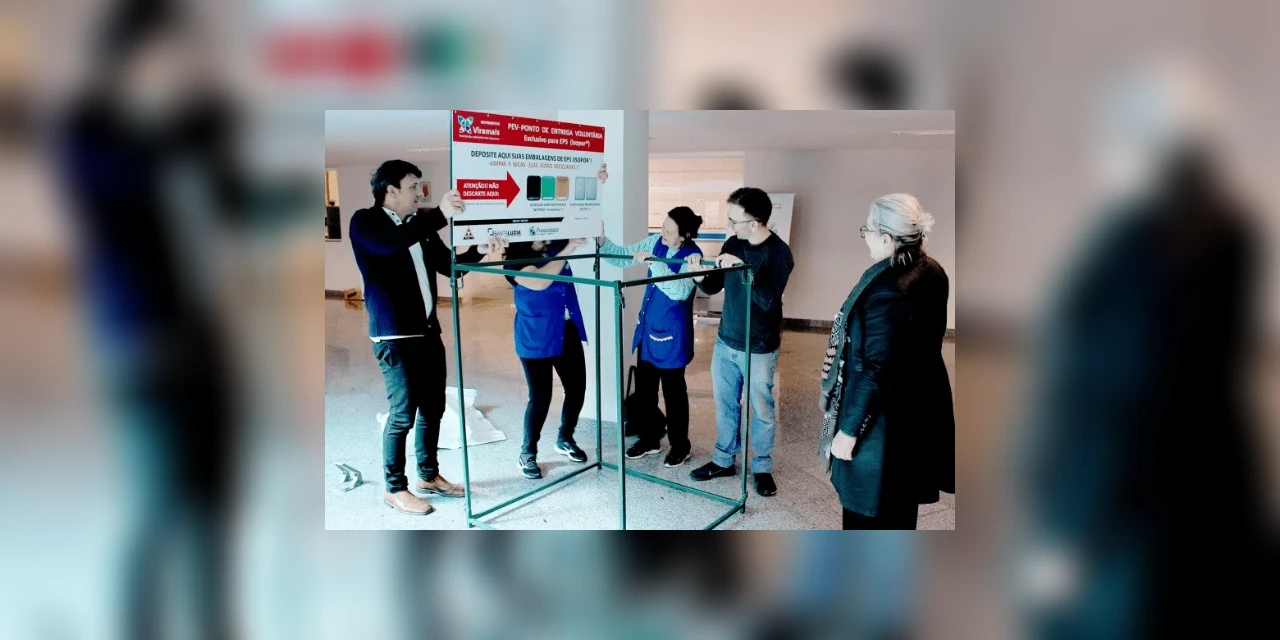 Projeto da UEPG recicla isopor para uso na decoração e construção civil