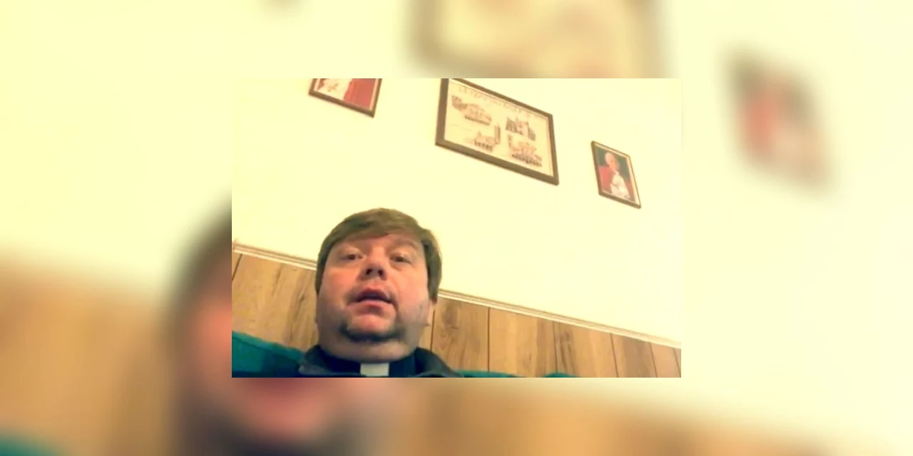 Vídeo: Padre ponta-grossense em Roma faz apelo para que as pessoas fiquem em casa