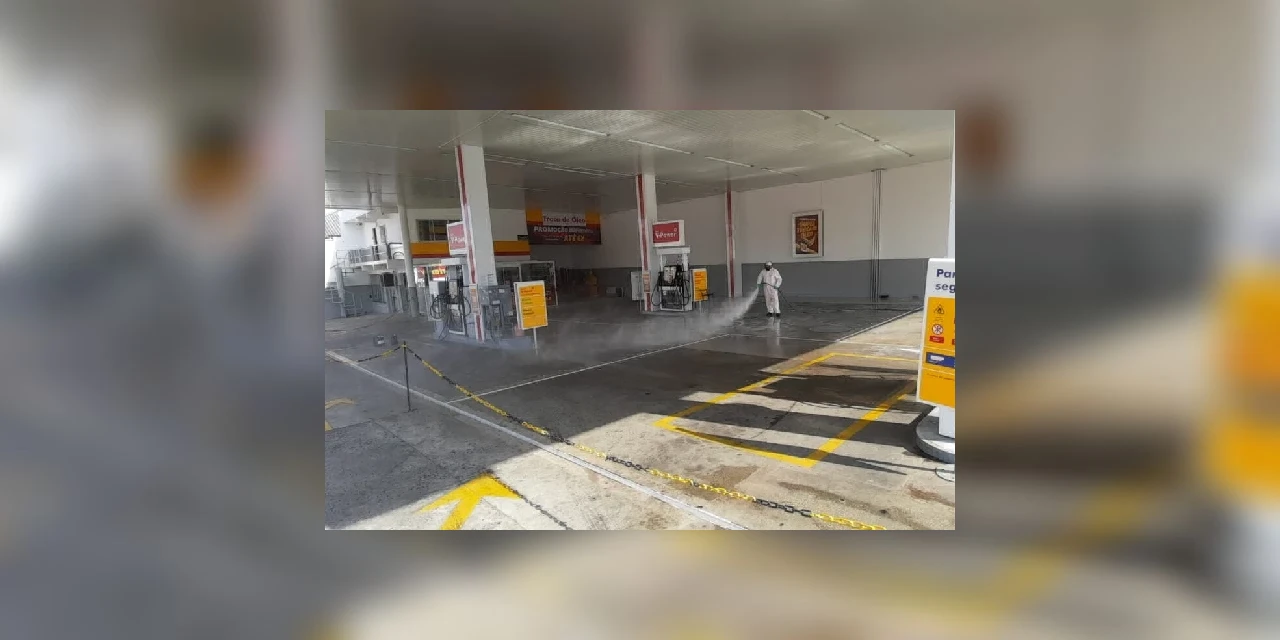 Posto Contorno é a primeira empresa privada de Ponta Grossa a contratar serviço de desinfecção