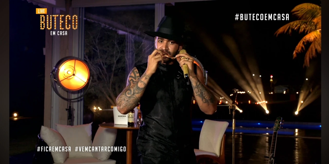 Para incentivar a quarentena, Gusttavo Lima faz 5 horas de live e bate recorde na internet