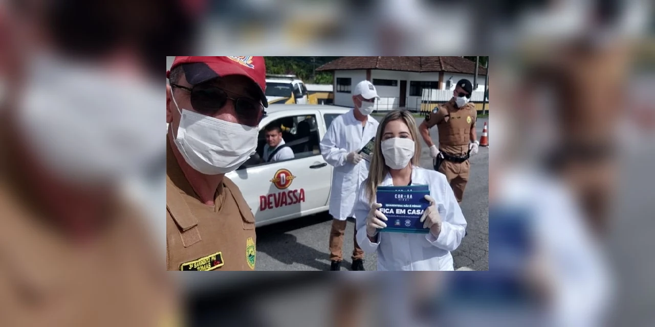 PM e Polícia Rodoviária Estadual se unem contra o Coronavírus