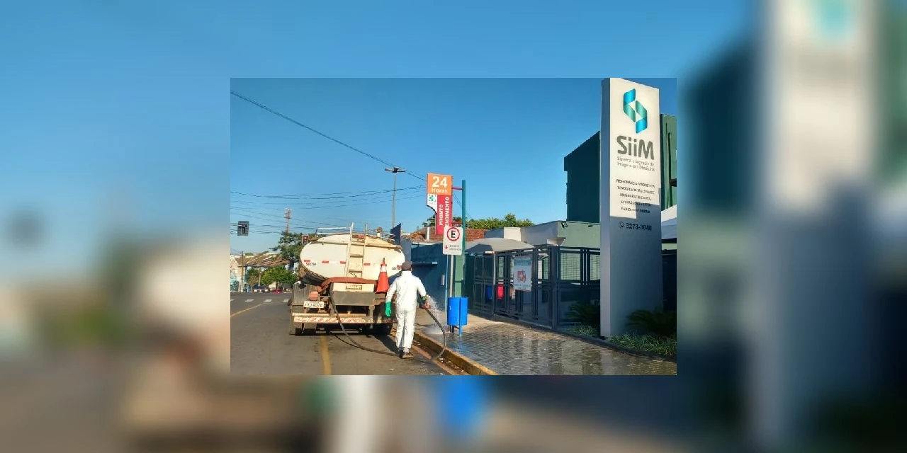 Prefeitura de Telêmaco Borba retoma desinfecção de espaços públicos