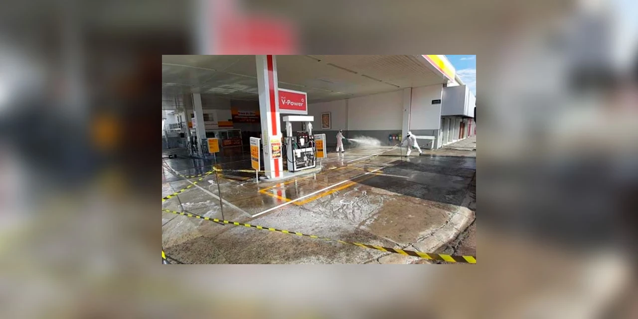 Posto Contorno realiza serviço de desinfecção em unidade da Avenida Ernesto Vilela