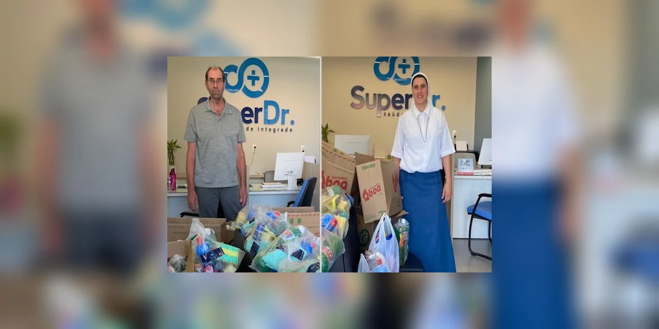Super Dr. faz doação de materiais de higiene para instituições beneficentes de PG