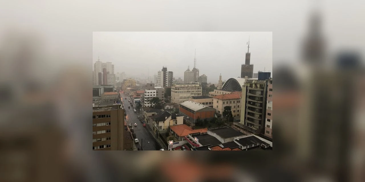 Simepar alerta para temporal no final da tarde desta segunda-feira (06)