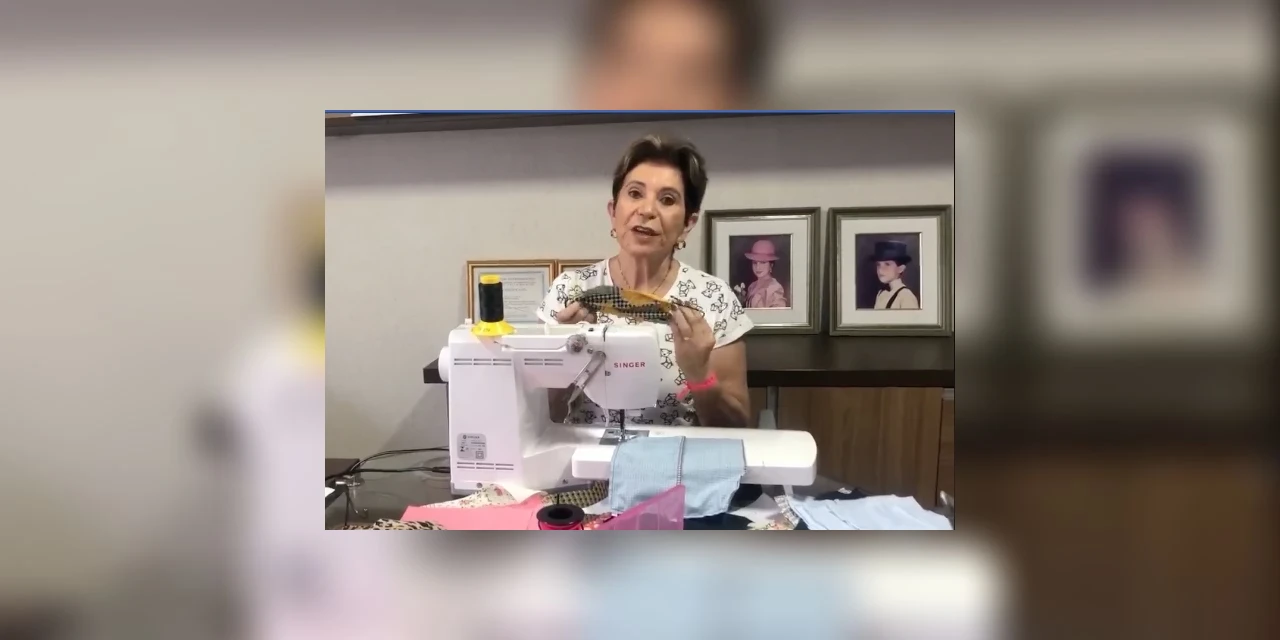 Vice-prefeita Elizabeth Schmidt usa as redes sociais para estimular a fabricação de máscaras artesanais