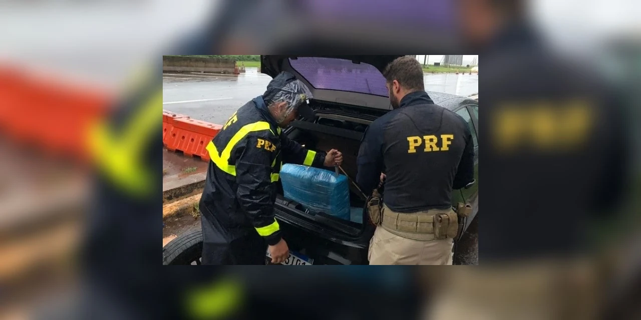 As apreensões de drogas realizadas pela PRF triplicaram no primeiro trimestre de 2020 no Paraná