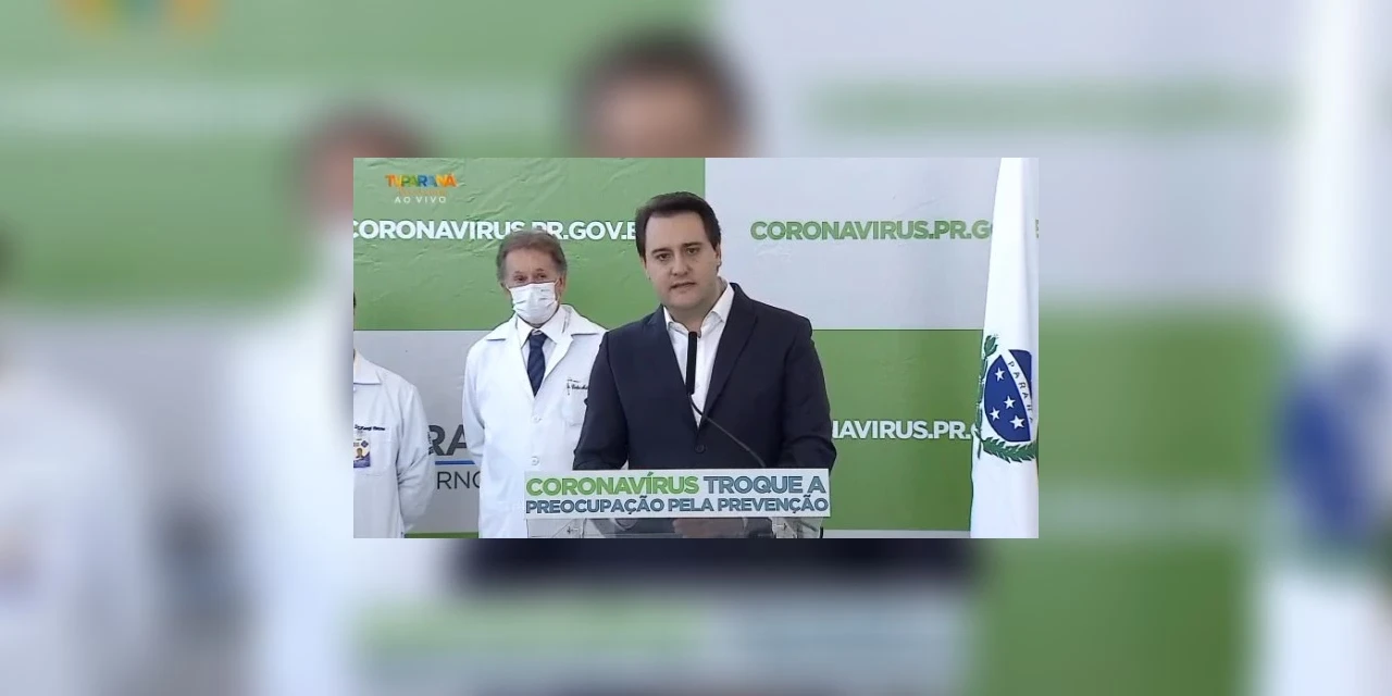 Ao Vivo: Ratinho Junior fala sobre as ações de combate ao Covid-19 no Paraná