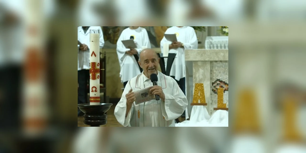 Ao Vivo: Padre Edivino Sicuro celebra a 'Missa da Vigília Pascal'