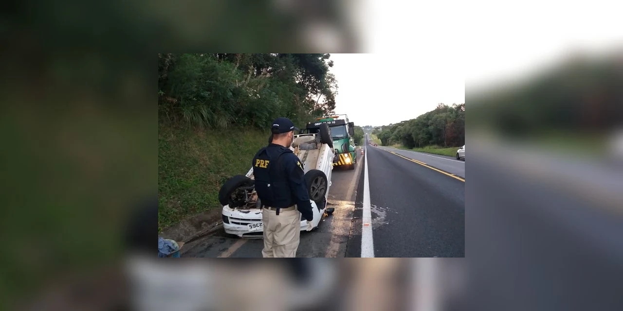 Páscoa é marcada por acidente envolvendo três carros em Imbituva