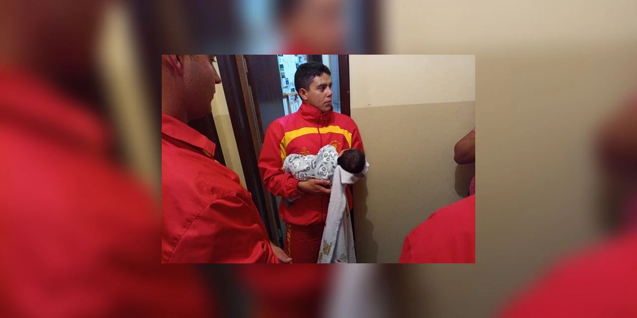 Bombeiros salvam vida de bebê de dois meses de idade, em Palmeira