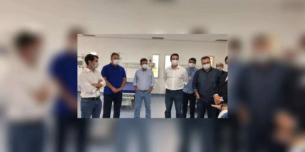 Ratinho Junior faz visita técnica ao Hospital Regional de Telêmaco Borba