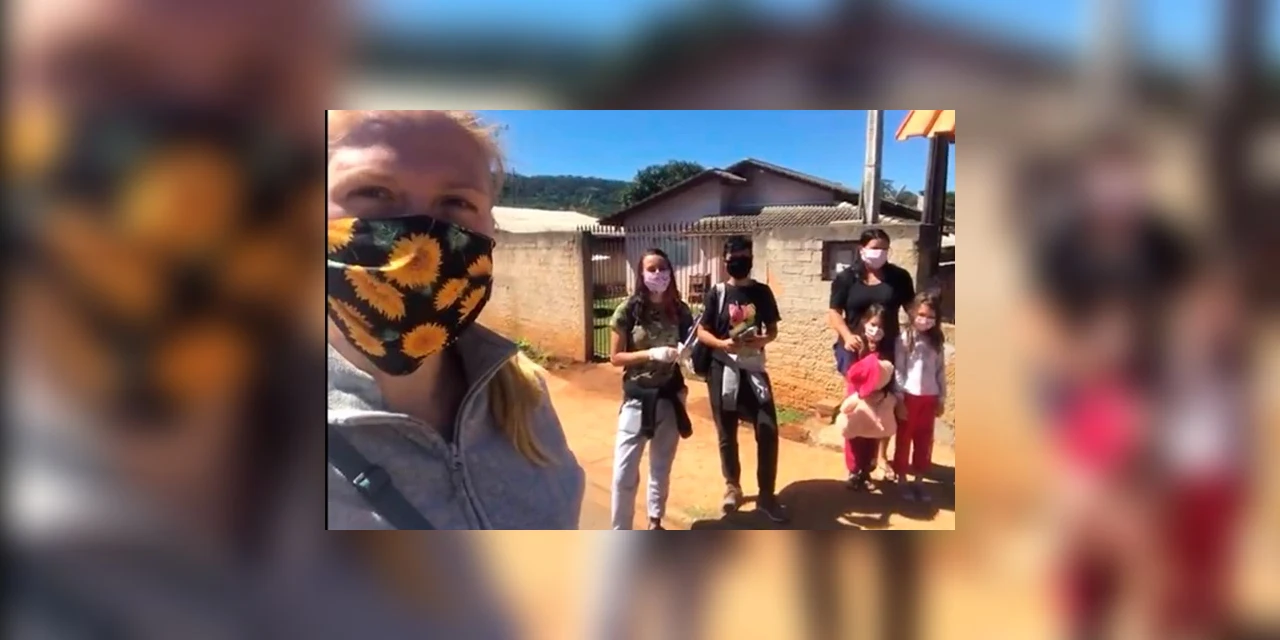 Vídeo: Empresa que administra o Parque de Vila Velha realiza doação de máscaras para os moradores da região