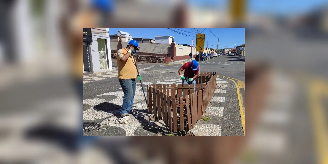 Prefeitura de Palmeira inicia revitalização da principal via do comércio do município