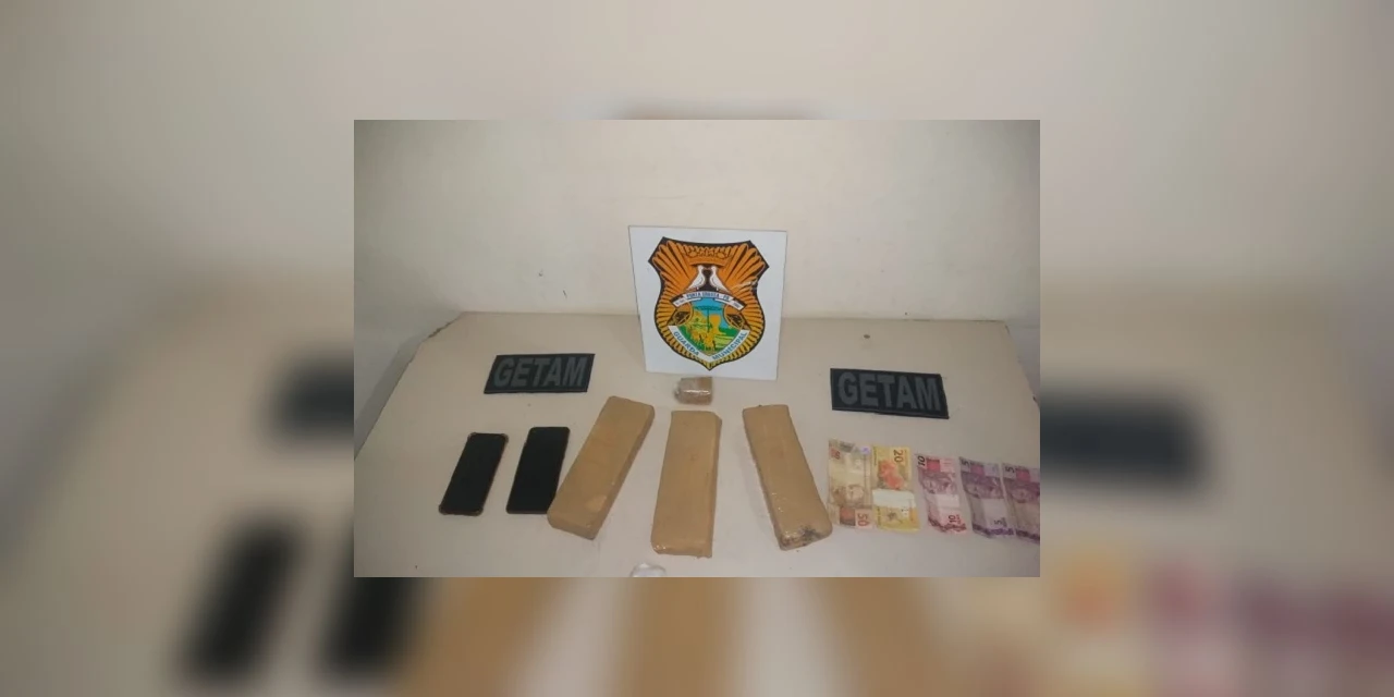 Guarda Municipal prende suspeitos de tráfico de drogas em Uvaranas