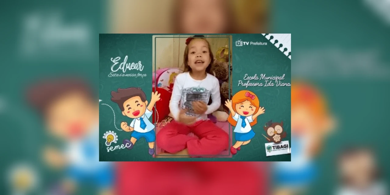 Prefeitura de Tibagi faz vídeo com alunos da rede municipal enviando mensagens de carinho aos professores