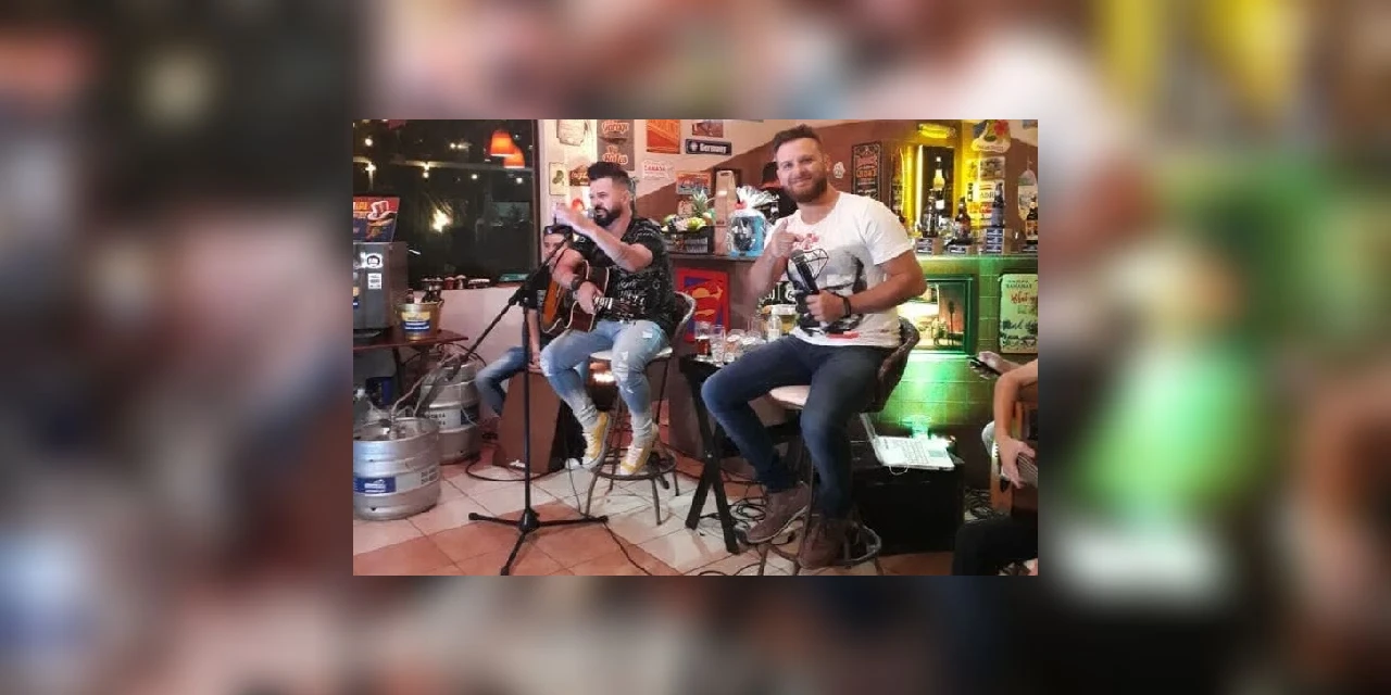 Live com a dupla Giba & Nando arrecada 26 toneladas de alimentos