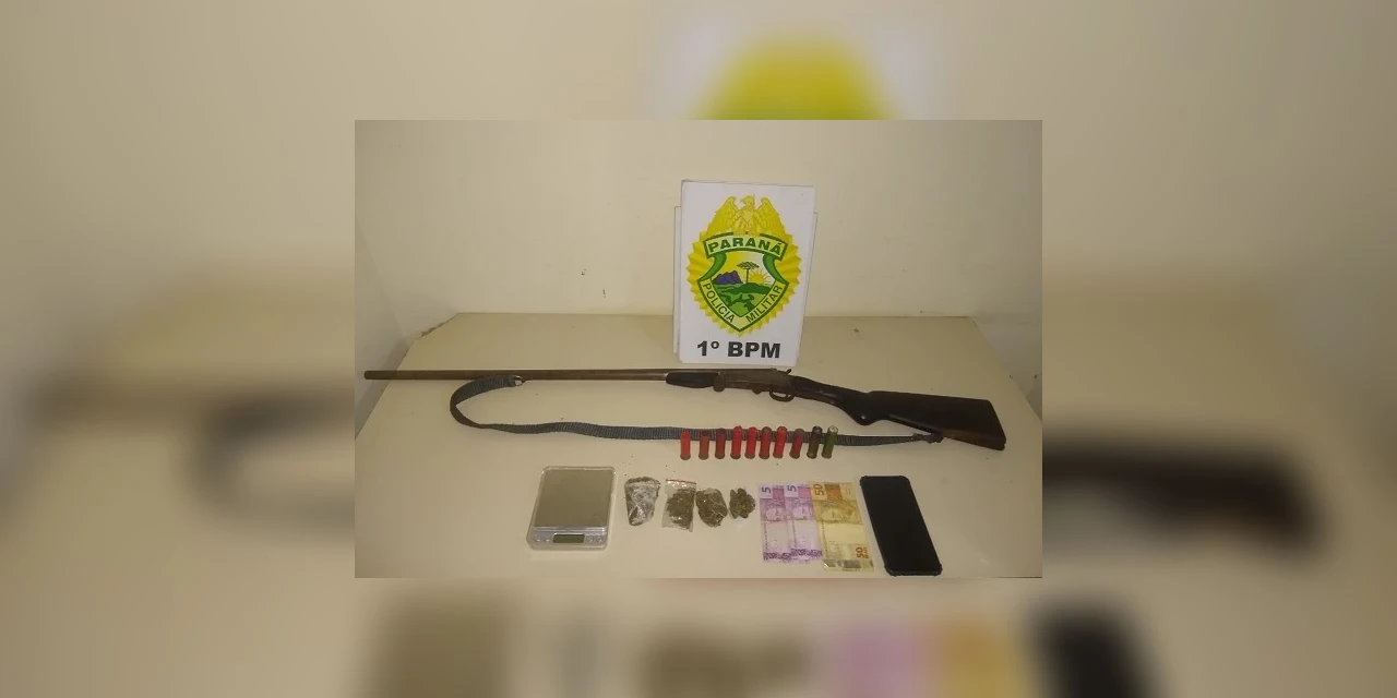 Homem que escondia drogas e arma em casa é preso em Olarias