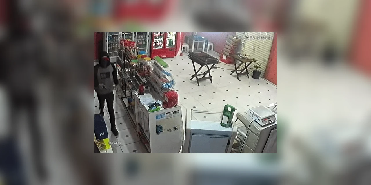 Vídeo mostra ação de criminosos armados em padaria de Uvaranas