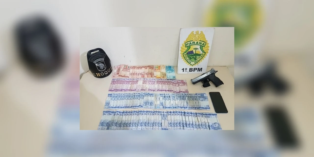 Trio é detido após roubo a praça de pedágio nos Campos Gerais