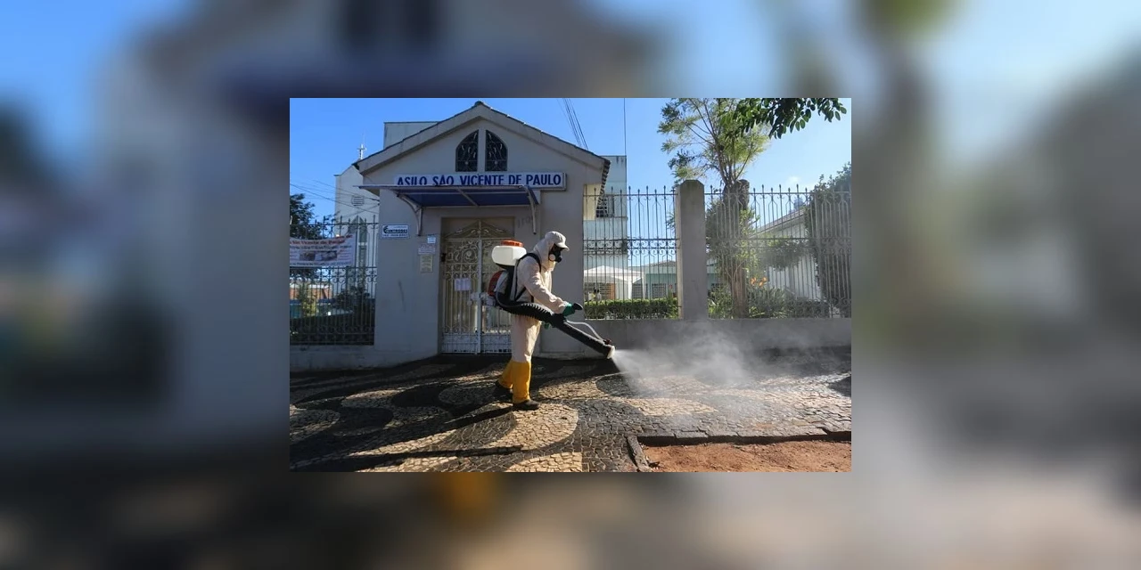 Asilos de PG são desinfectados contra o coronavírus