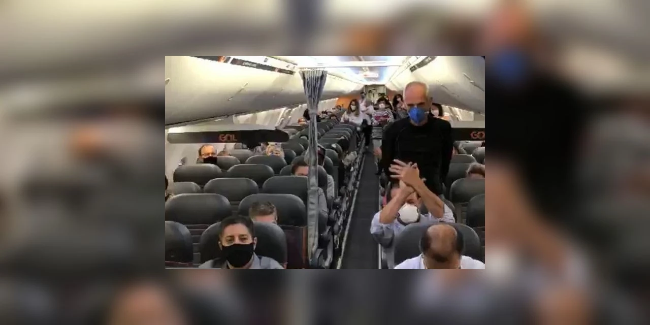 Vídeo Emocionante: profissionais da saúde são homenageados em avião antes de decolagem para Manaus