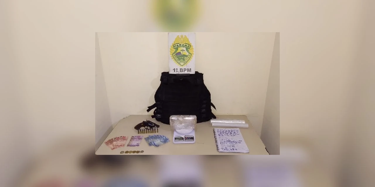 Homem é preso por suspeita de tráfico de drogas em PG