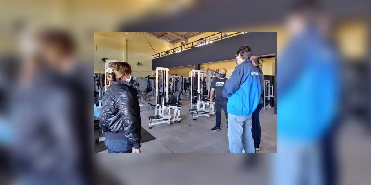 Equipes da Prefeitura fiscalizam cumprimento das normas nas academias de Ponta Grossa