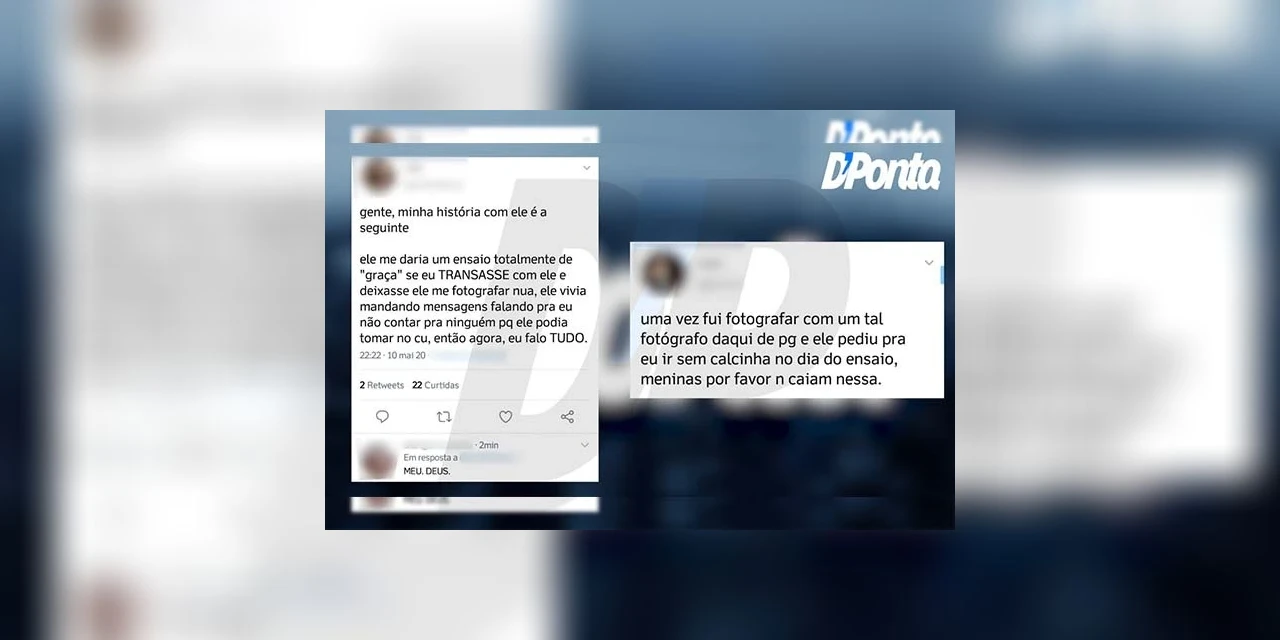 Mulheres denunciam fotógrafo de Ponta Grossa por assédio sexual