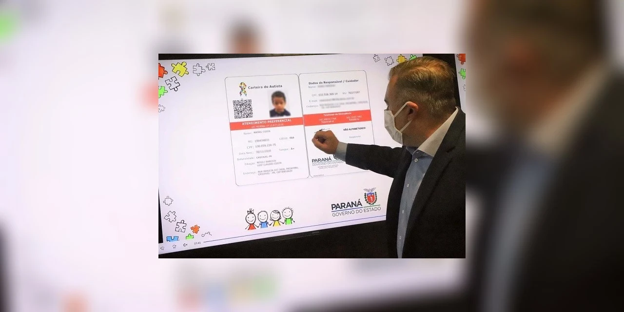 Cerca de 500 paranaenses já solicitaram a 'Carteira do Autista'