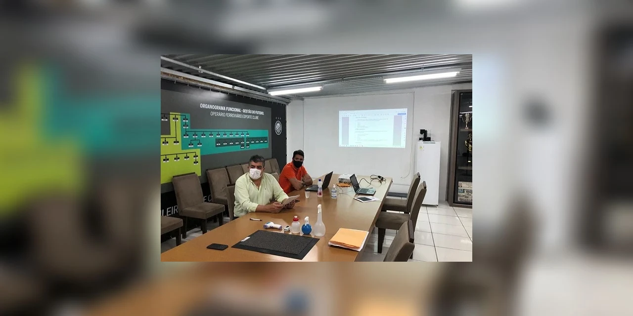 Visando a retomada de atividades presenciais, Operário apresenta plano de ação e orienta atletas