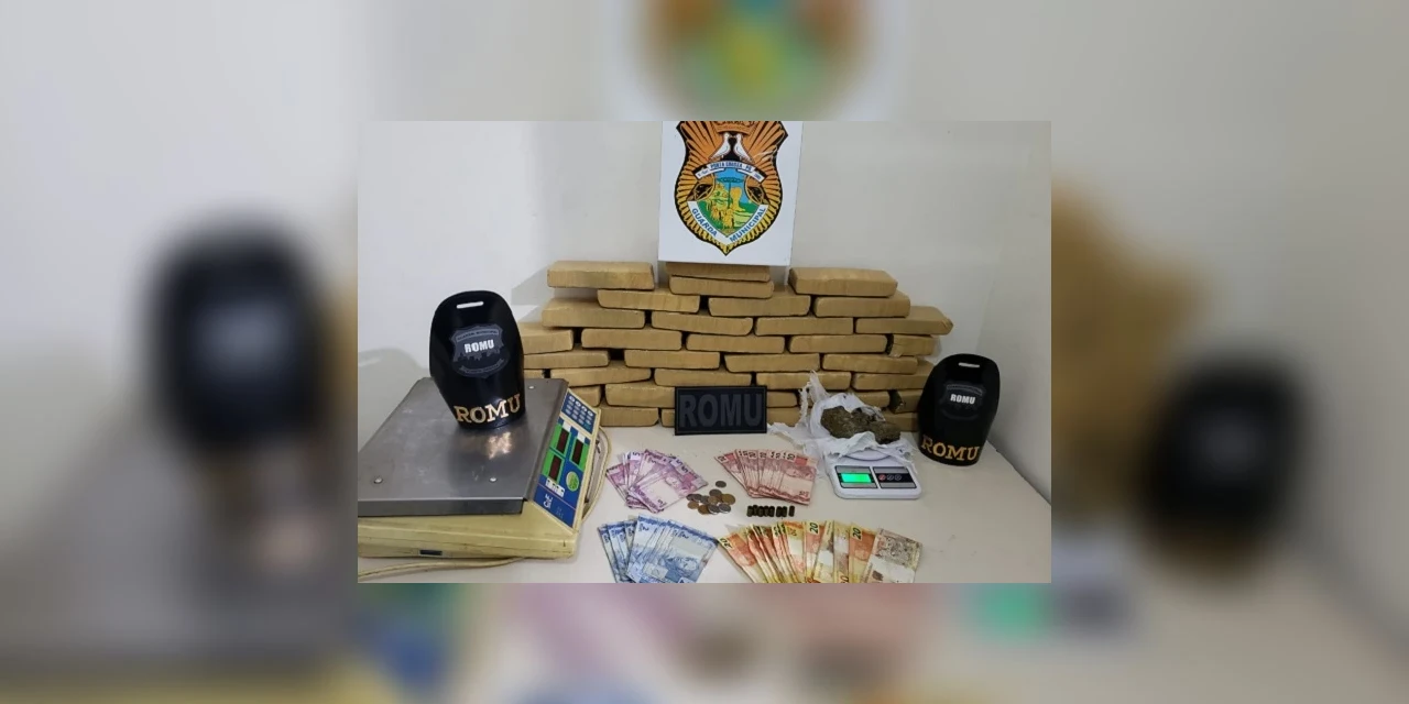 Guarda Municipal apreende 19 kg de maconha na Colônia Dona Luiza em PG