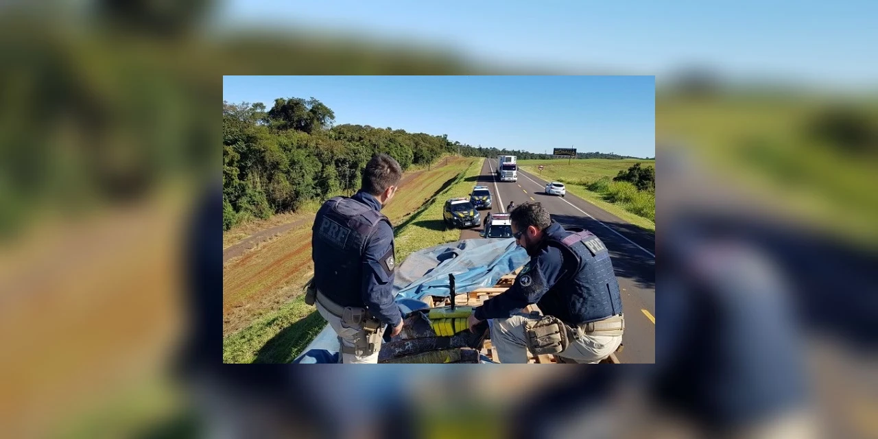 PRF apreende mais de uma tonelada de maconha no Paraná