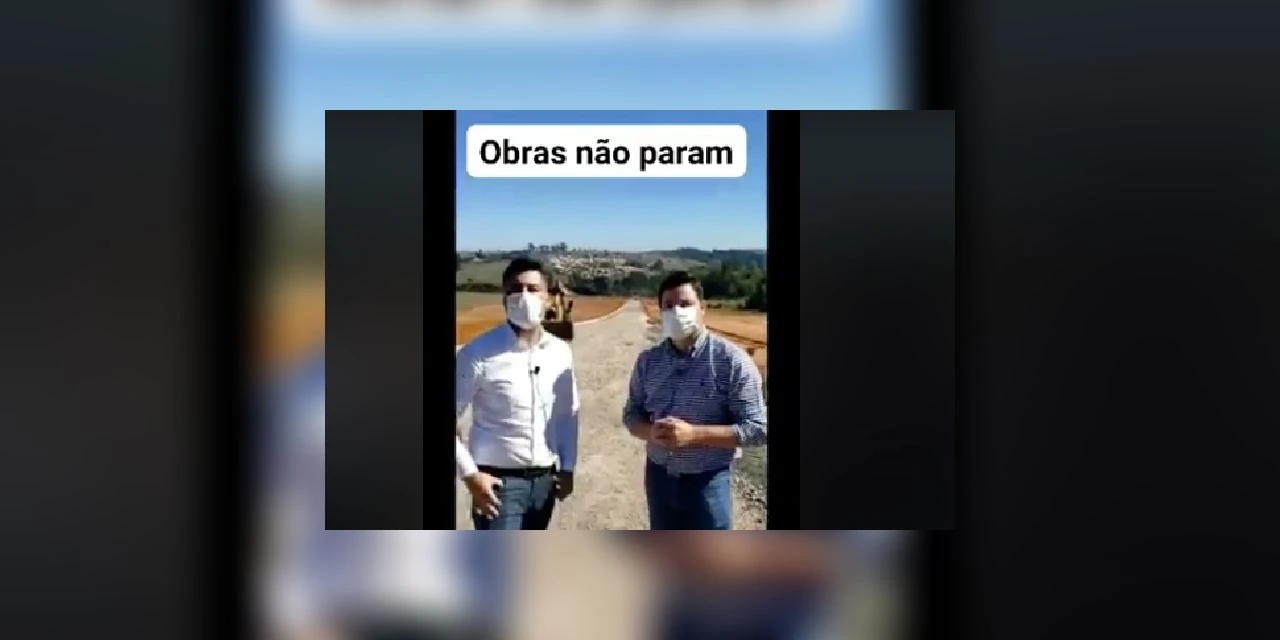 "PG não para", Rangel destaca retomada das obras no município