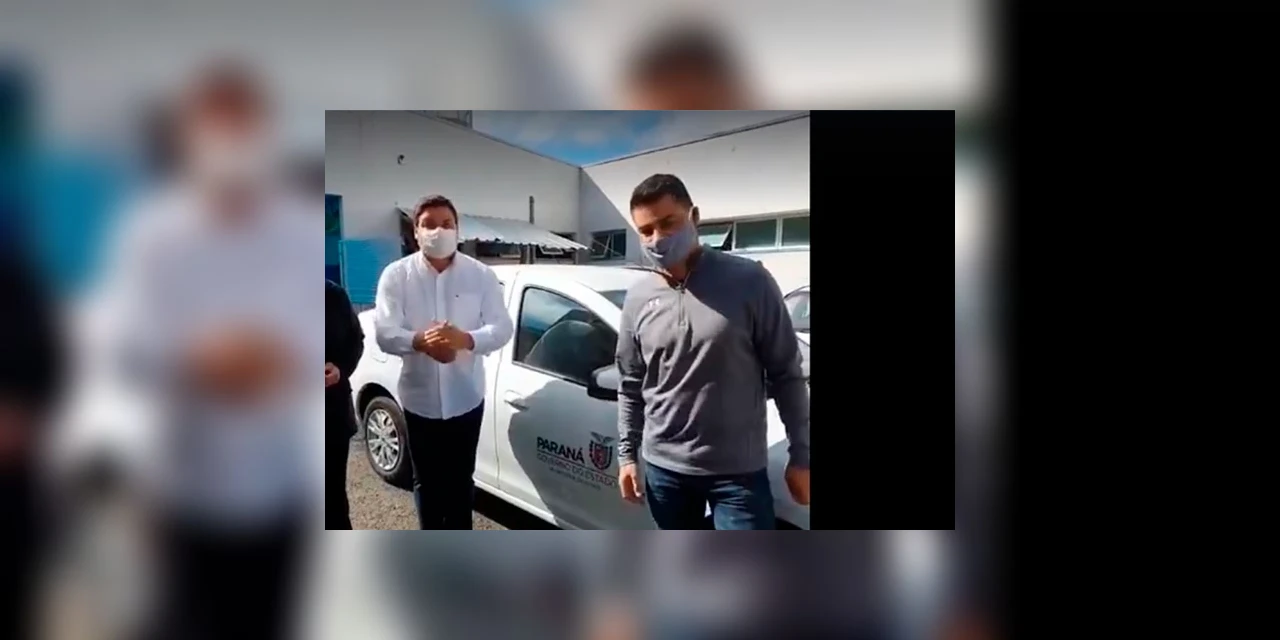 Vídeo: Sandro Alex entrega veículo 0km para o Hemonúcleo de Ponta Grossa