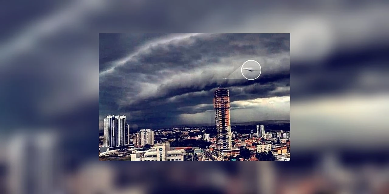 Imagem que mostra possível OVNI no céu de PG viraliza na web