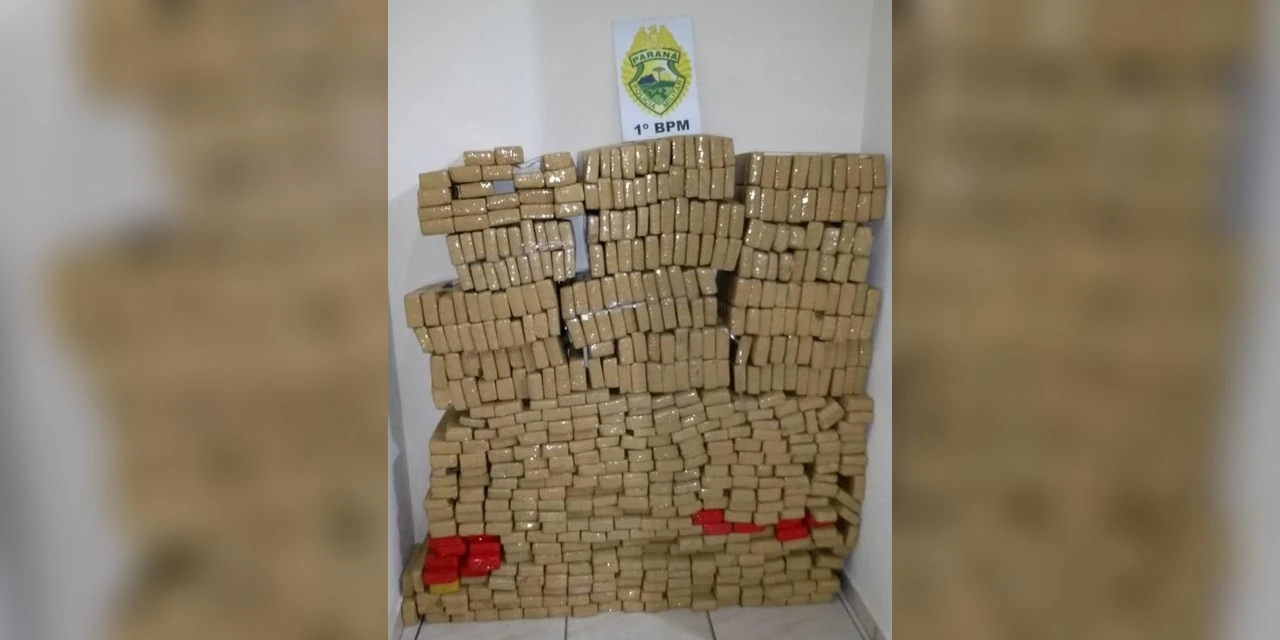 Homens que traziam 370 kg de maconha para PG são presos pela Polícia Militar
