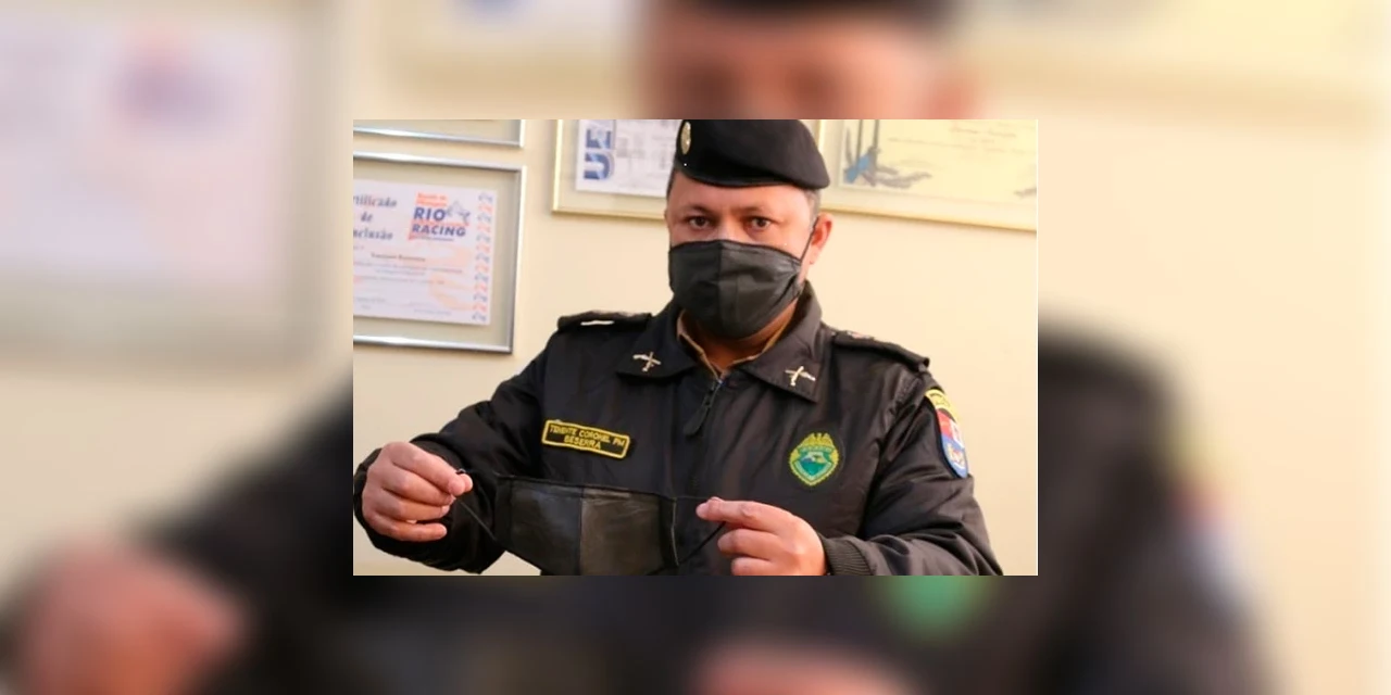 1º Batalhão de Polícia Militar recebe máscaras para proteção contra o coronavírus