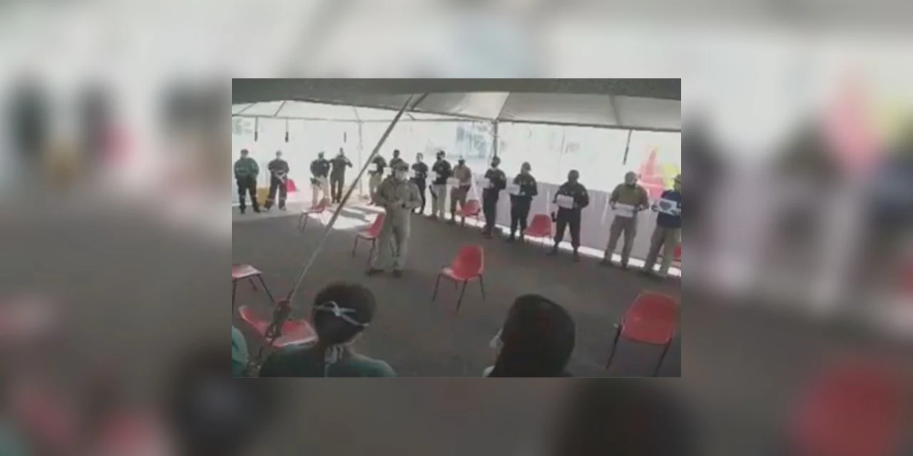 Vídeo: Forças de segurança prestam homenagem aos profissionais de saúde em cidade paranaense